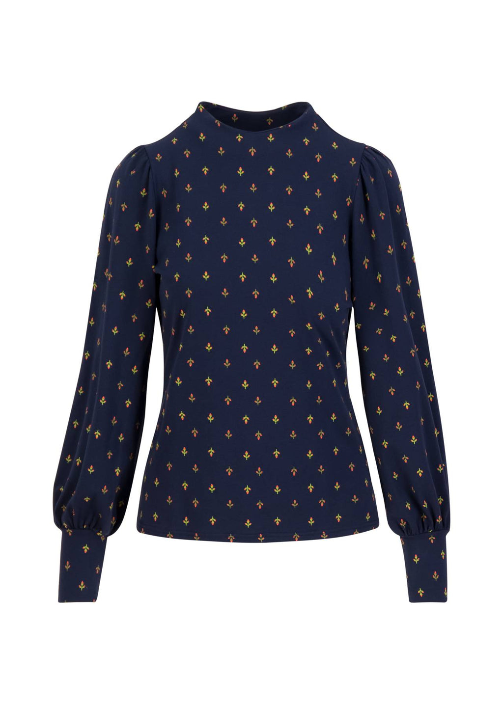 Blutsgeschwister Shirt "Whimsical Delight" blau/gemustert
