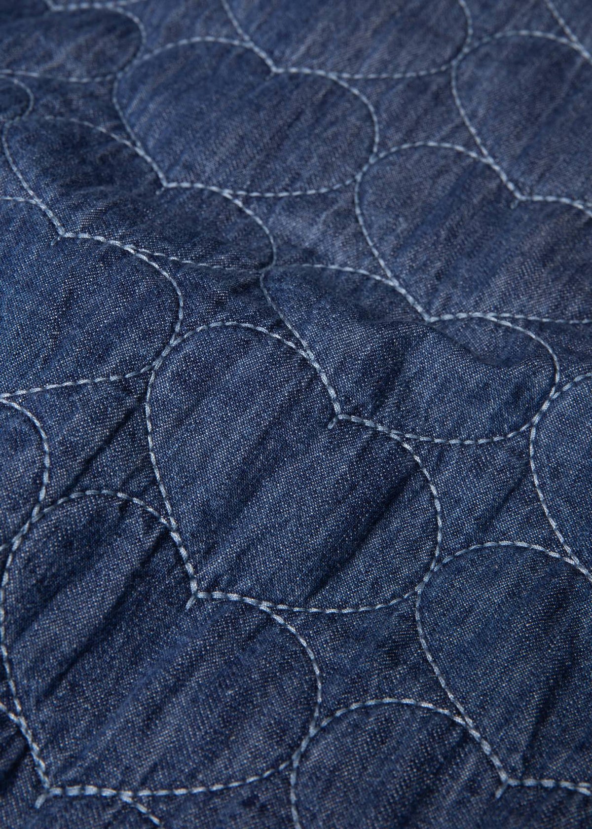 Blutsgeschwister Rock "Solène" blau/Herz