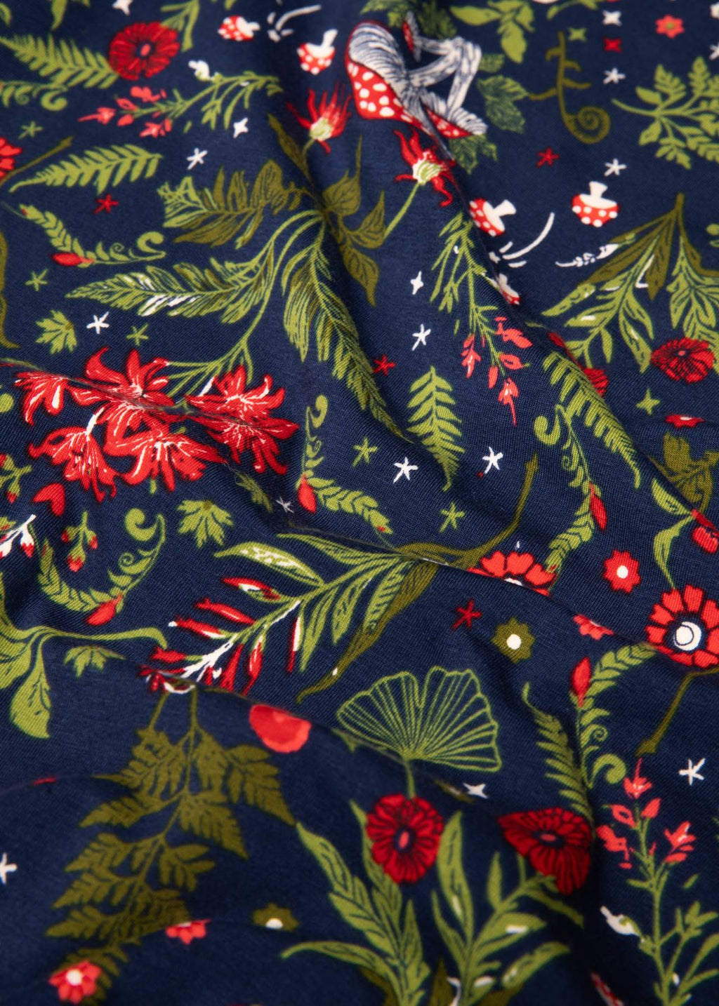 Blutsgeschwister Shirt "Whimsical Delight" blau/gemustert