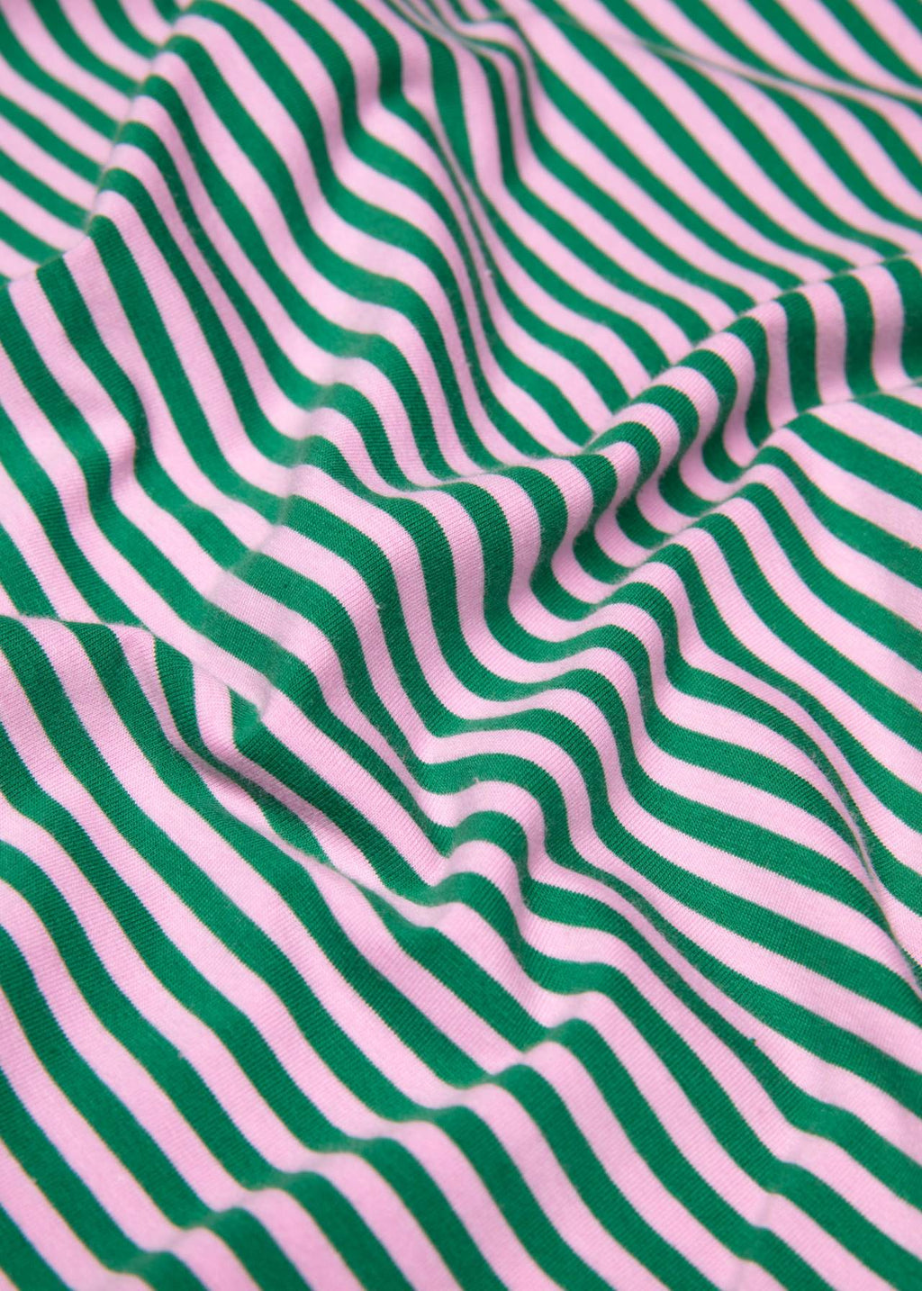 Blutsgeschwister Shirt "Oh Marine" grün/rosa gestreift