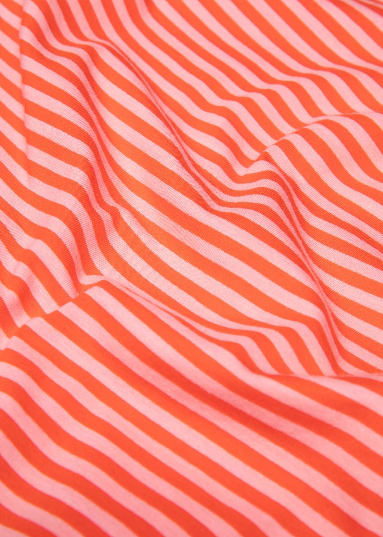 Blutsgeschwister Shirt "The Generous One" orange gestreift