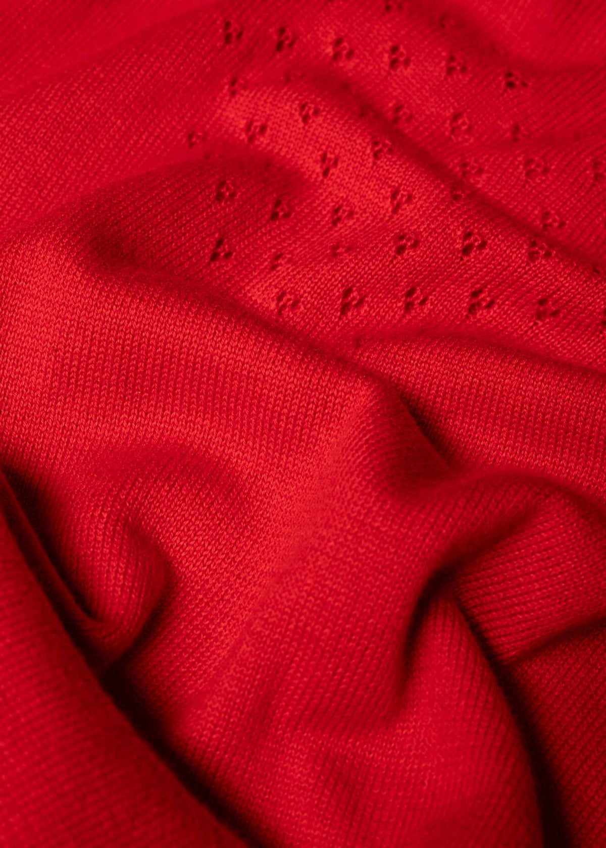 Blutsgeschwister Kleid aus Strick "Delicious Soul" rot