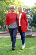 Miranda Merra Pullover "Andre" orange