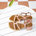 Art Sandale "Verona" famingo/ rosa/ peach