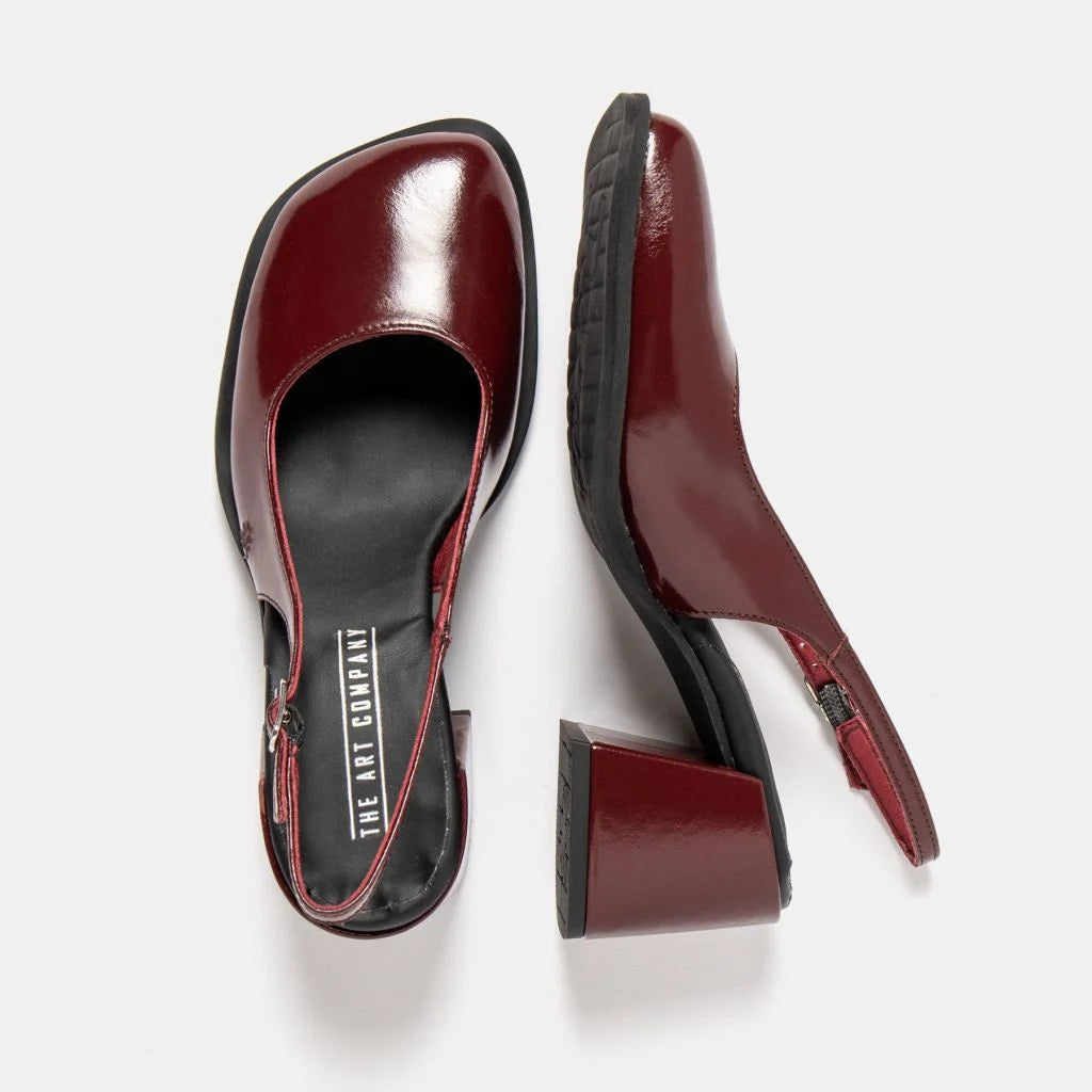 Art Sandale "Verona" rot/ weinrot