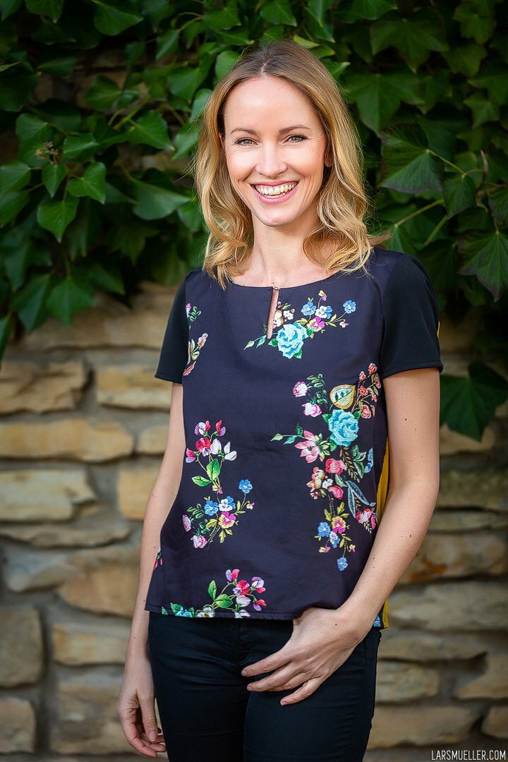 Miranda Merra Bluse "Anne" in gelb