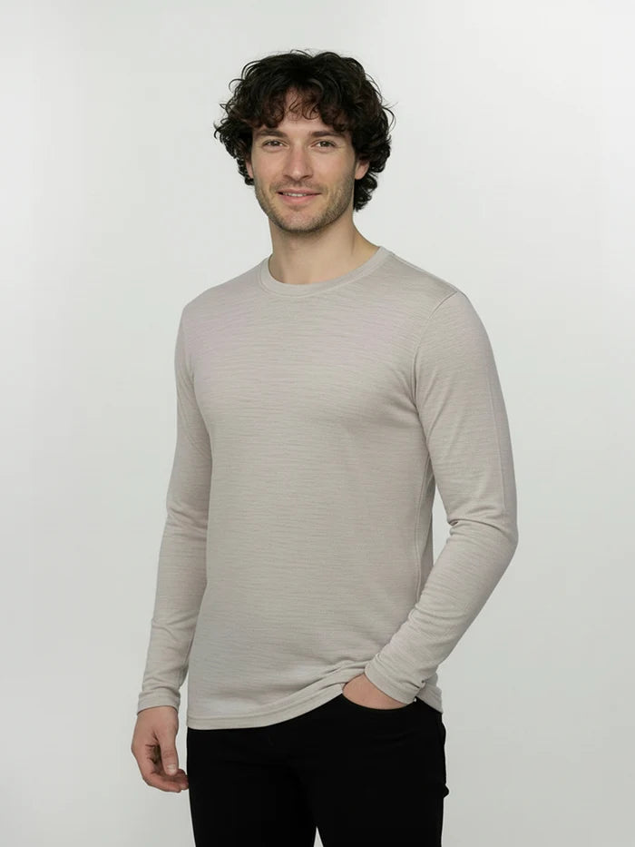 Greenbomb Shirt langarm "Sandstone" creme