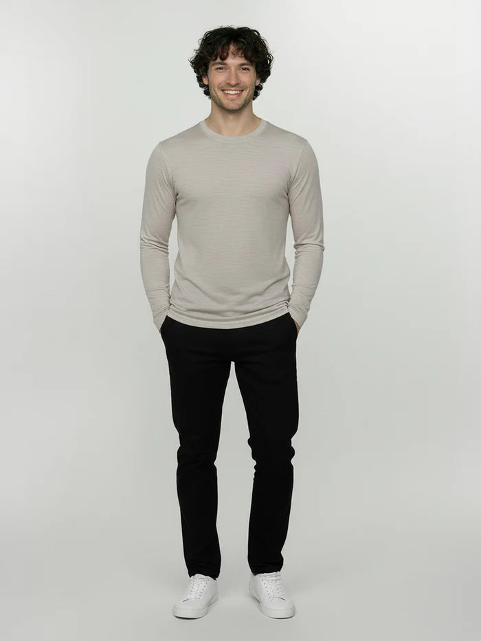 Greenbomb Shirt langarm "Sandstone" creme