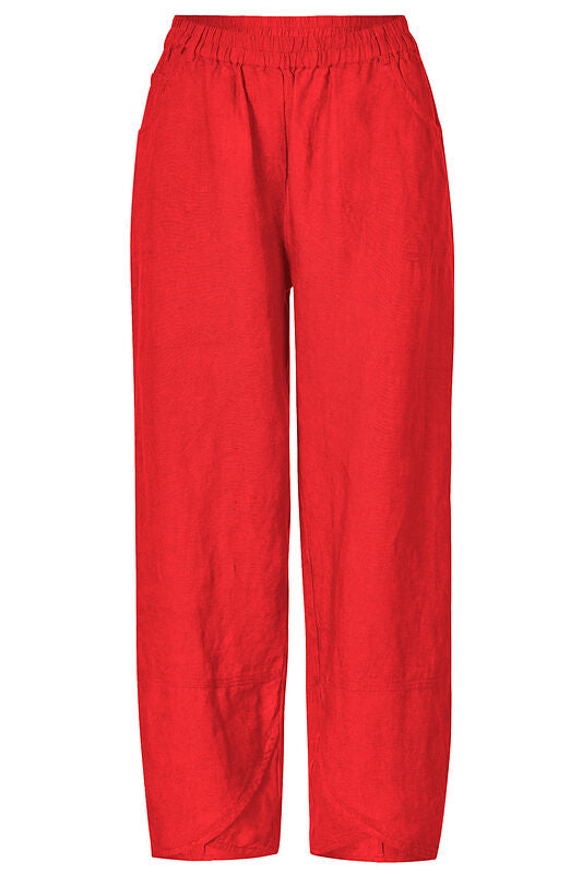 Himalaya Hose aus Leinen "Eric" coralle