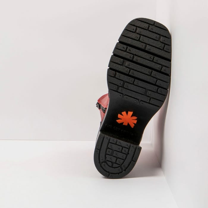 ART Stiefel Kurzschaft "Berna" rot/weiß/schwarz