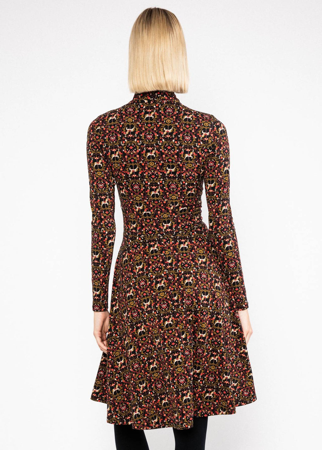 Blutsgeschwister Kleid "Miraculous Power Tralala Loop" schwarz/bunt gemustert