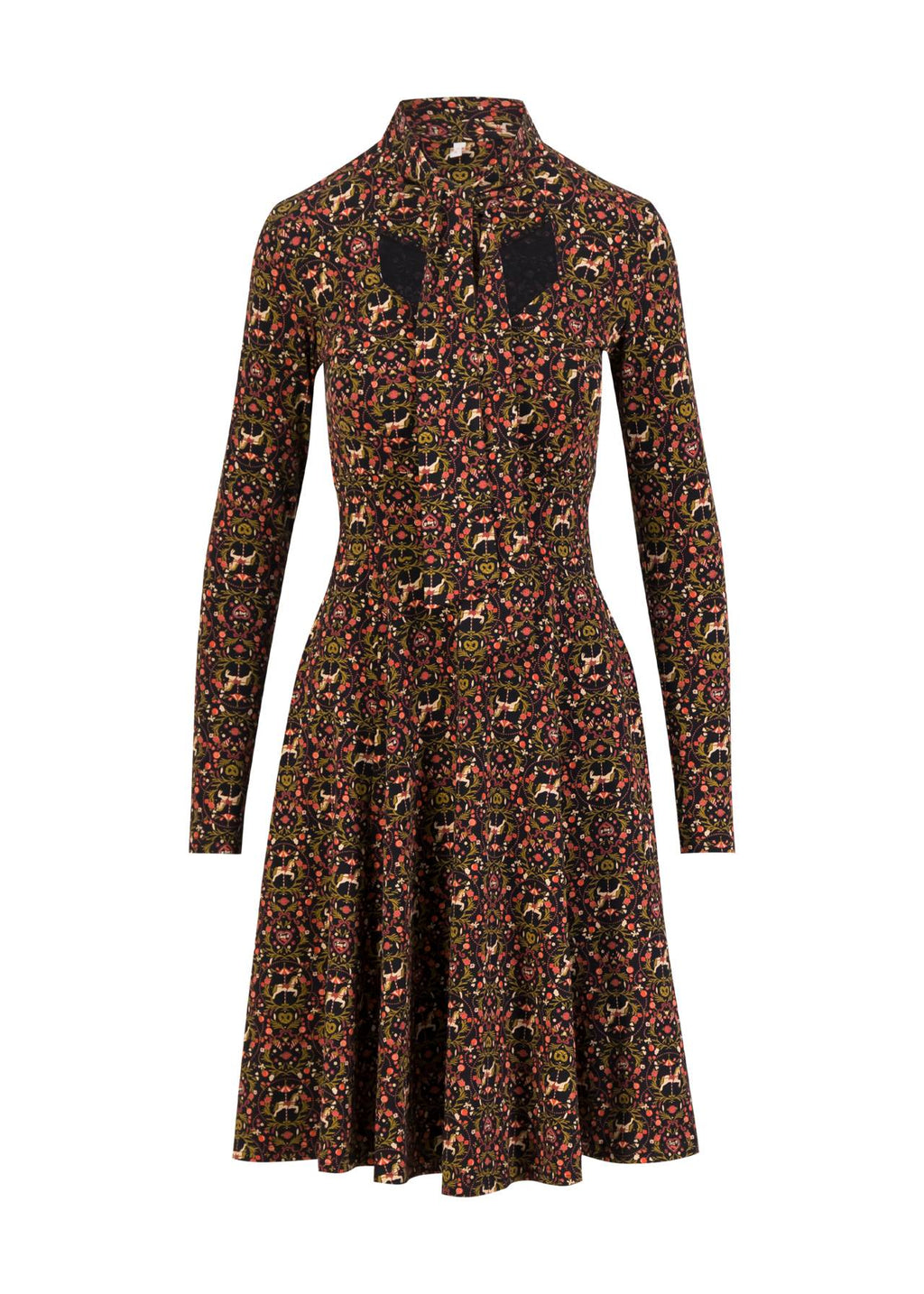 Blutsgeschwister Kleid "Miraculous Power Tralala Loop" schwarz/bunt gemustert