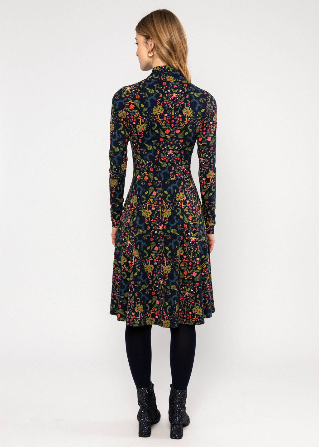 Blutsgeschwister Kleid "Miraculous Power Tralala Loop" blau/bunt gemustert
