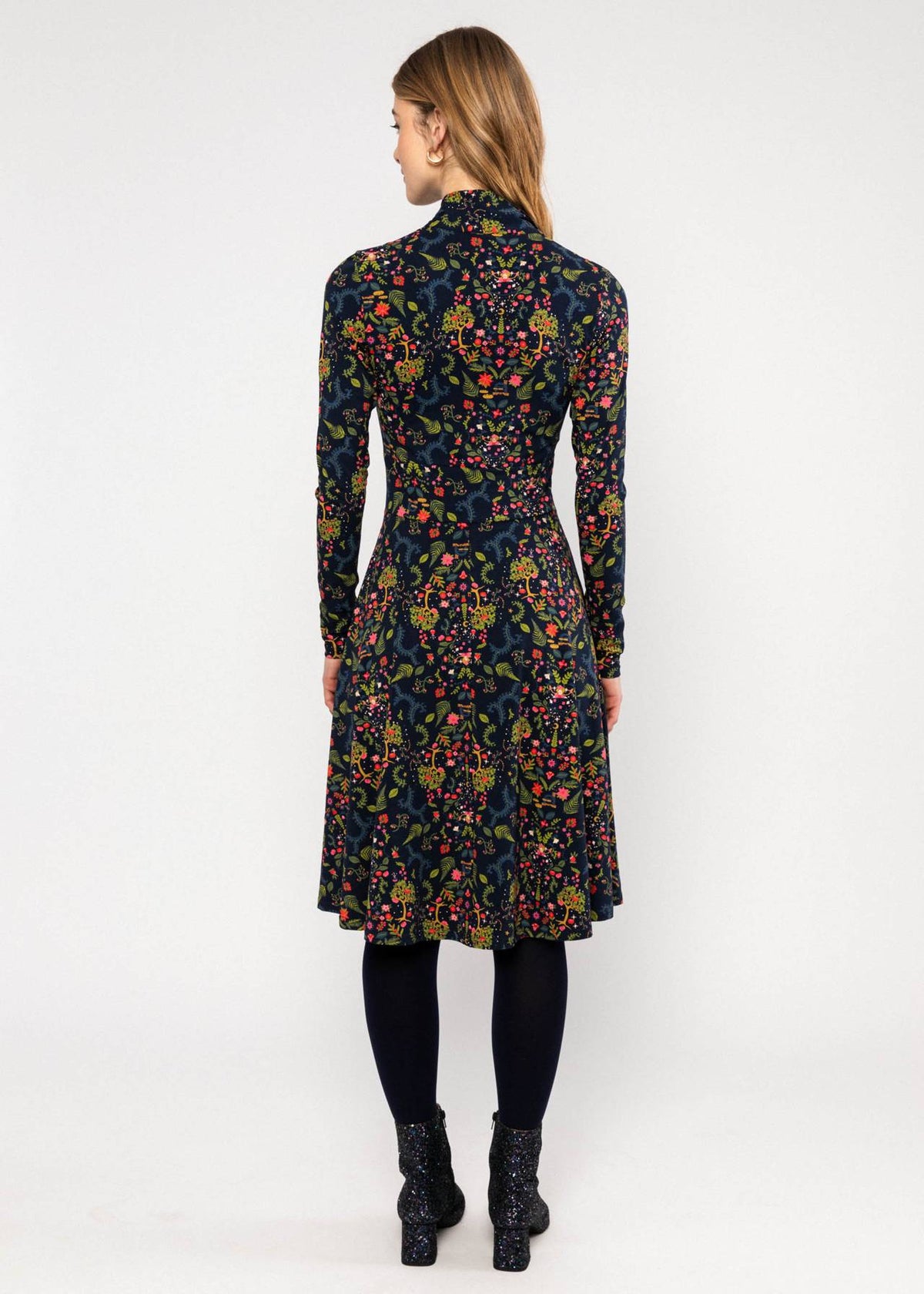 Blutsgeschwister Kleid "Miraculous Power Tralala Loop" blau/bunt gemustert