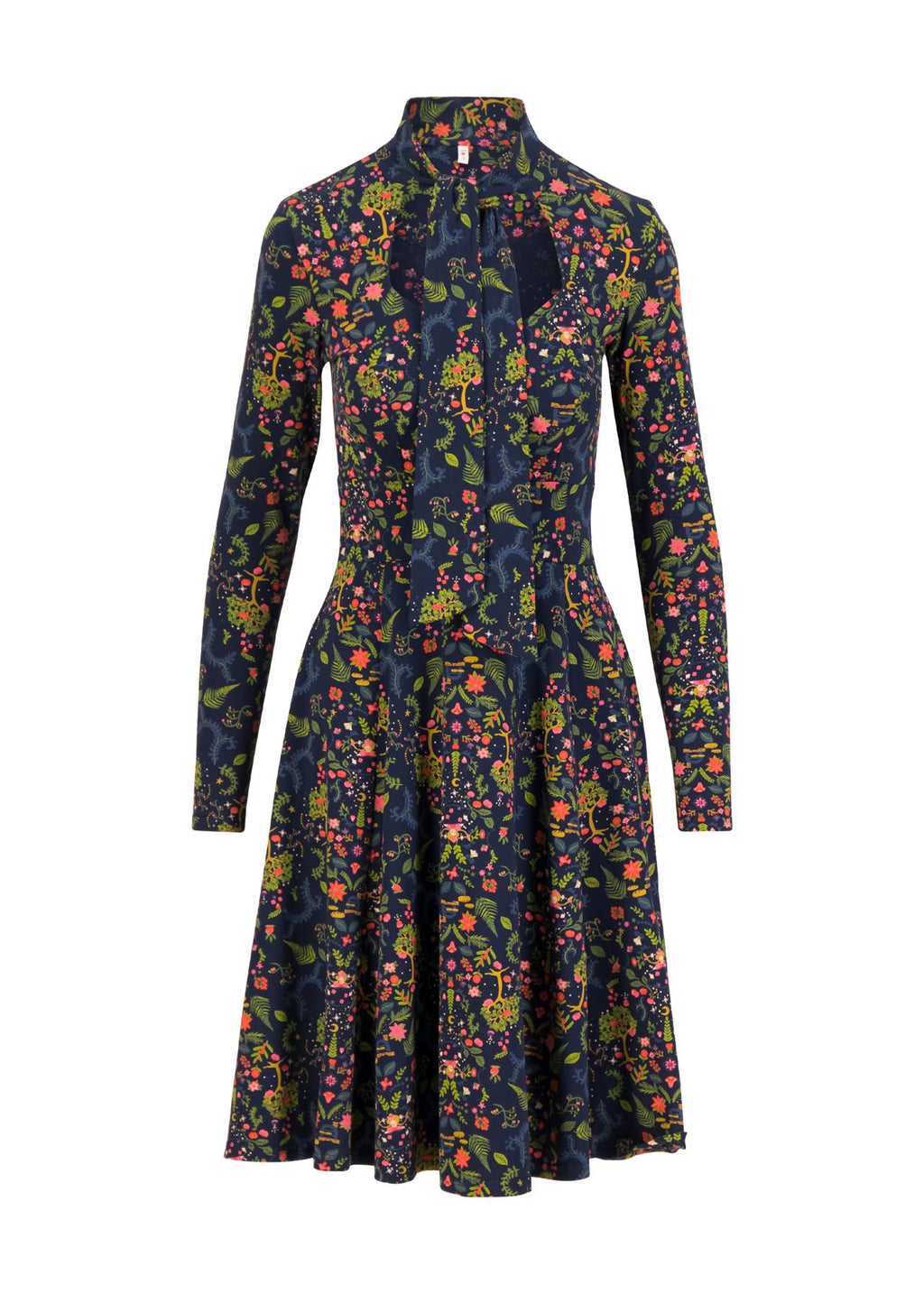 Blutsgeschwister Kleid "Miraculous Power Tralala Loop" blau/bunt gemustert