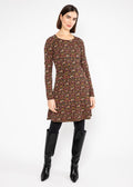 Blutsgeschwister Kleid "Hootchy Kootchy Petite" schwarz/bunt gemustert