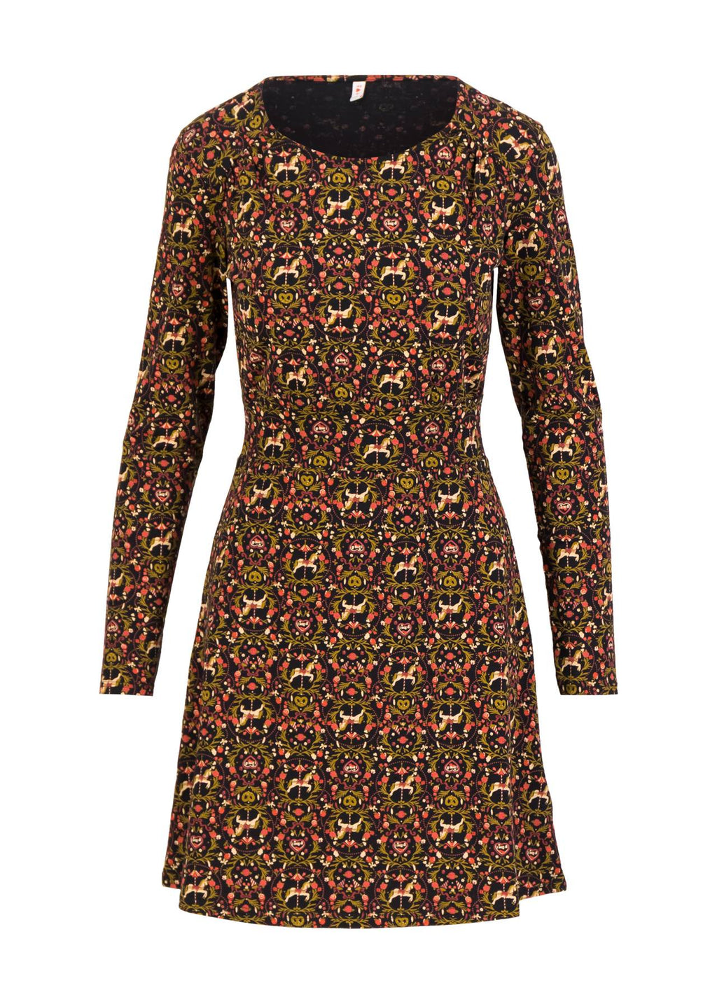 Blutsgeschwister Kleid "Hootchy Kootchy Petite" schwarz/bunt gemustert
