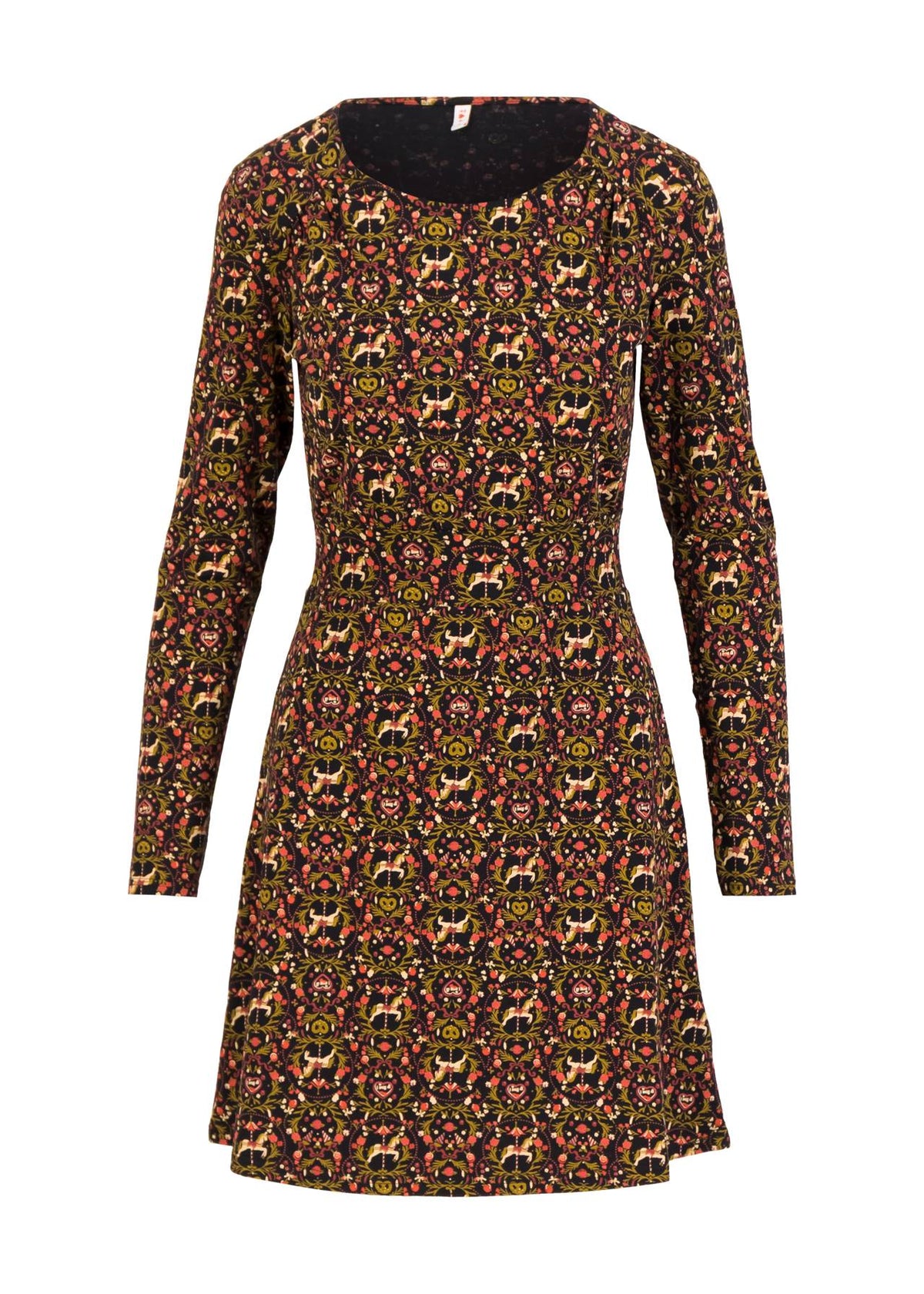 Blutsgeschwister Kleid "Hootchy Kootchy Petite" schwarz/bunt gemustert