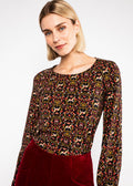 Blutsgeschwister Shirt "Sing out Loud schwarz/bunt gemustert