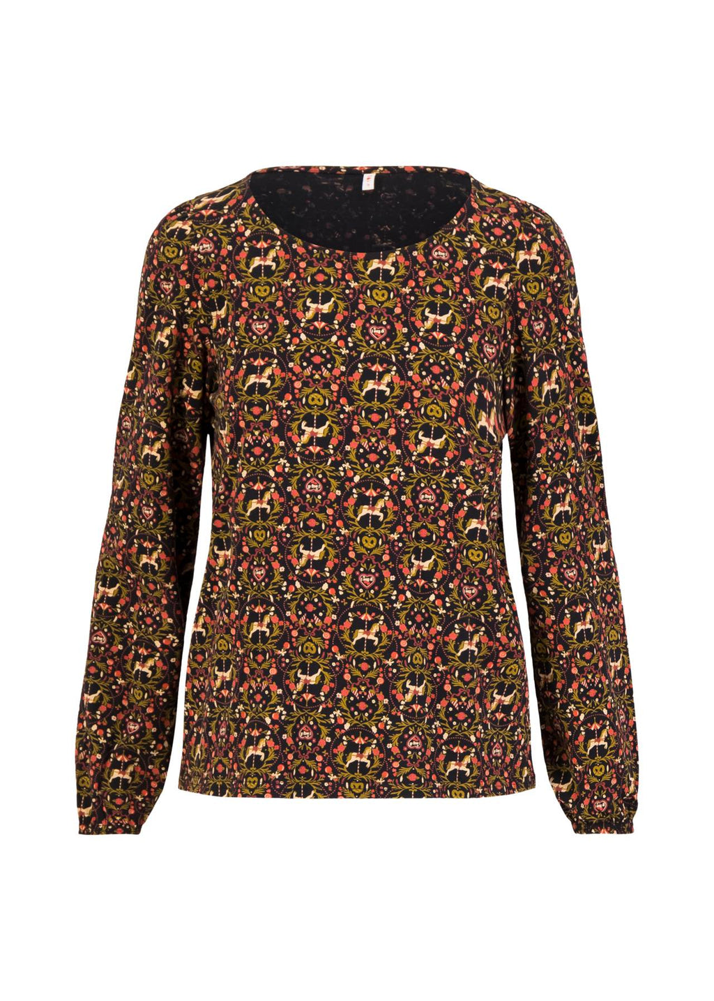 Blutsgeschwister Shirt "Sing out Loud schwarz/bunt gemustert