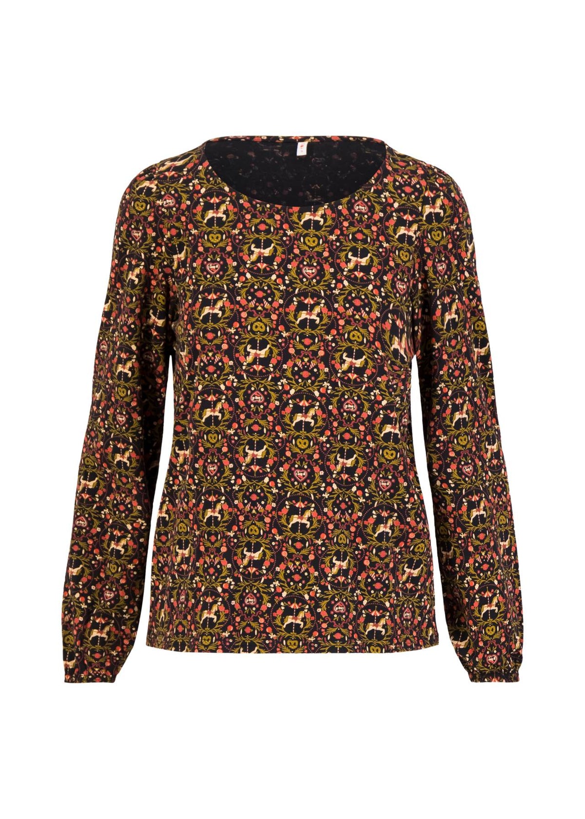 Blutsgeschwister Shirt "Sing out Loud schwarz/bunt gemustert