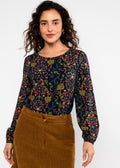 Blutsgeschwister Shirt "Sing out Loud blau/bunt gemustert