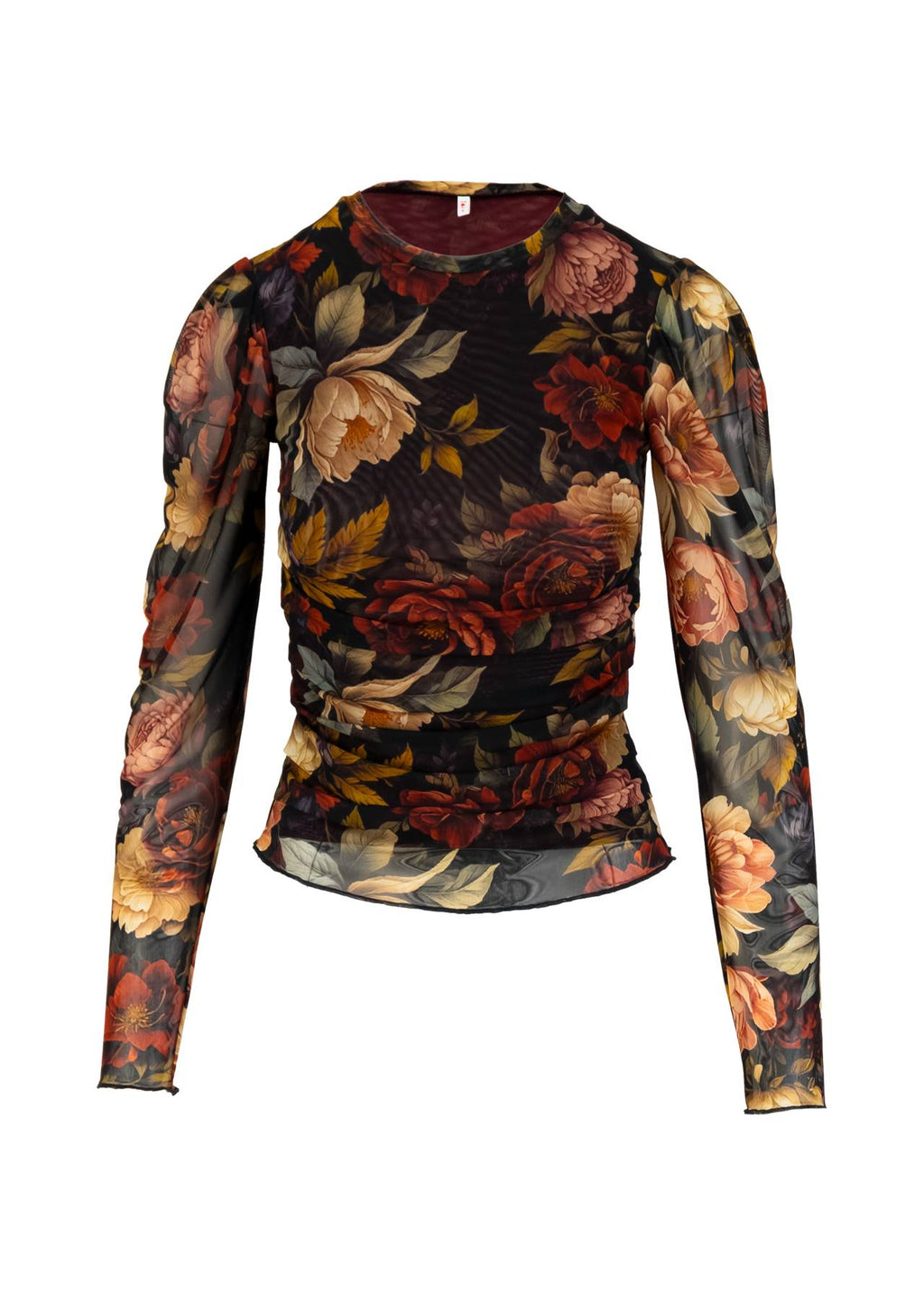 Blutsgeschwister Bluse "Hymnia" schwarz/geblümt