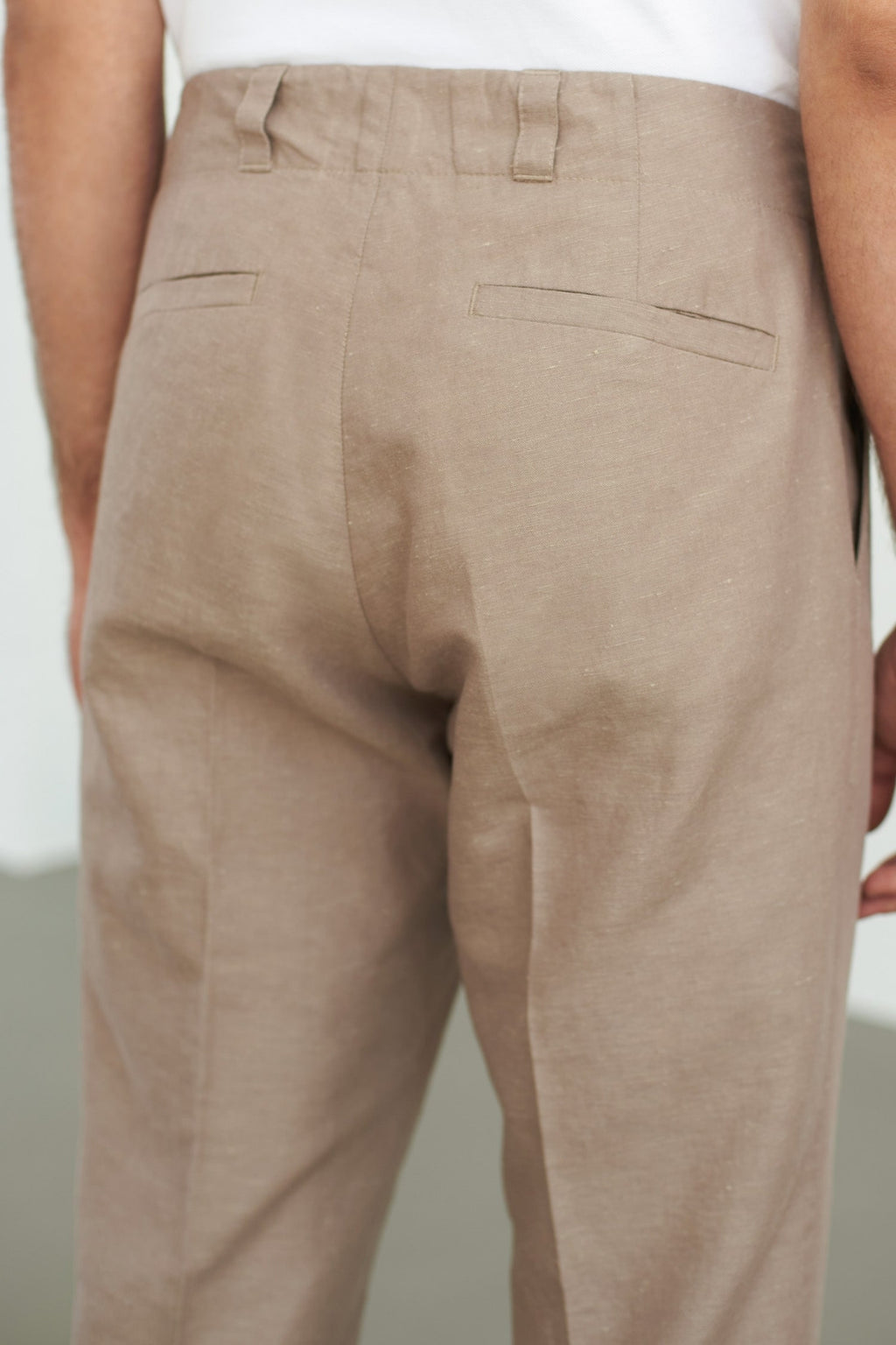 About Companions Hose aus Leinen hellbraun
