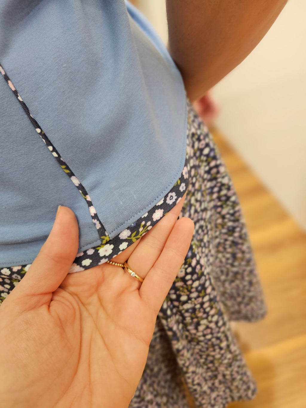 Miranda Merra Shirt "Himmelblau" blau