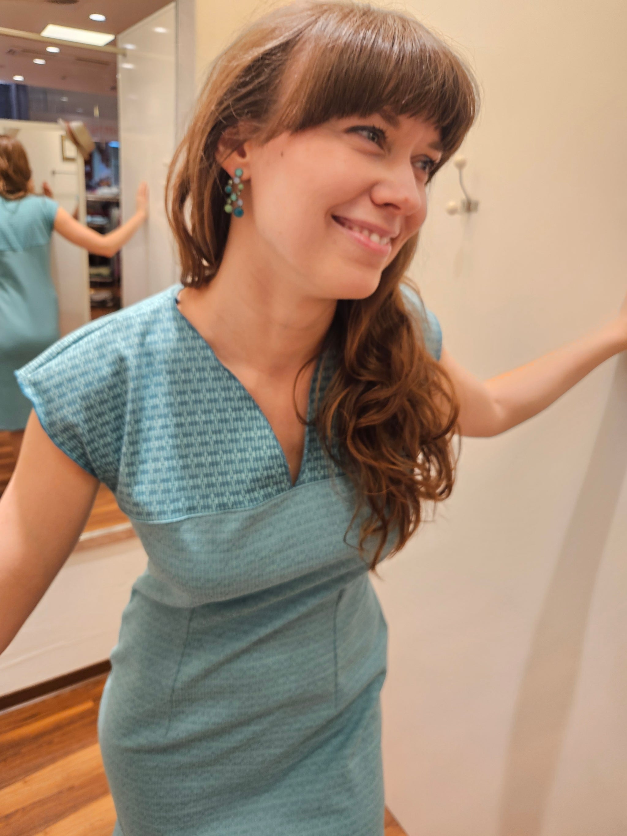 Miranda Merra Kleid "Blaue Lagune" türkis