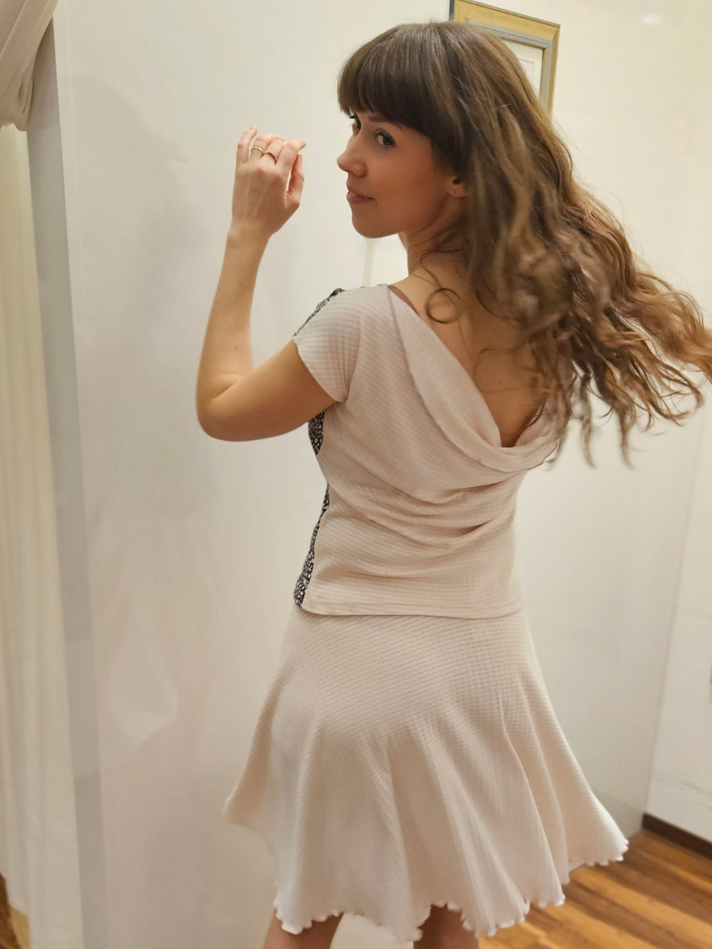 Miranda Merra Rock "Rosalie" kurz zartrosa