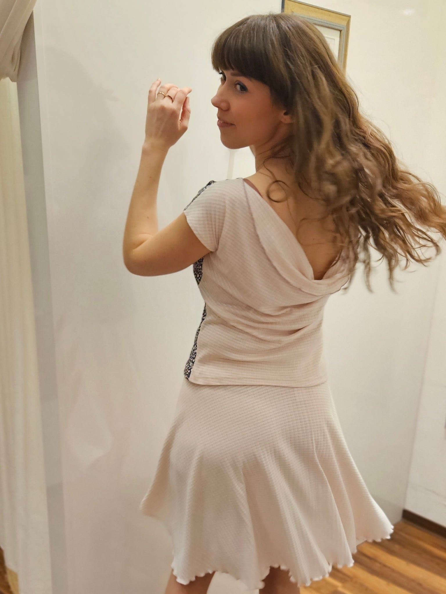 Miranda Merra Rock "Rosalie" kurz zartrosa