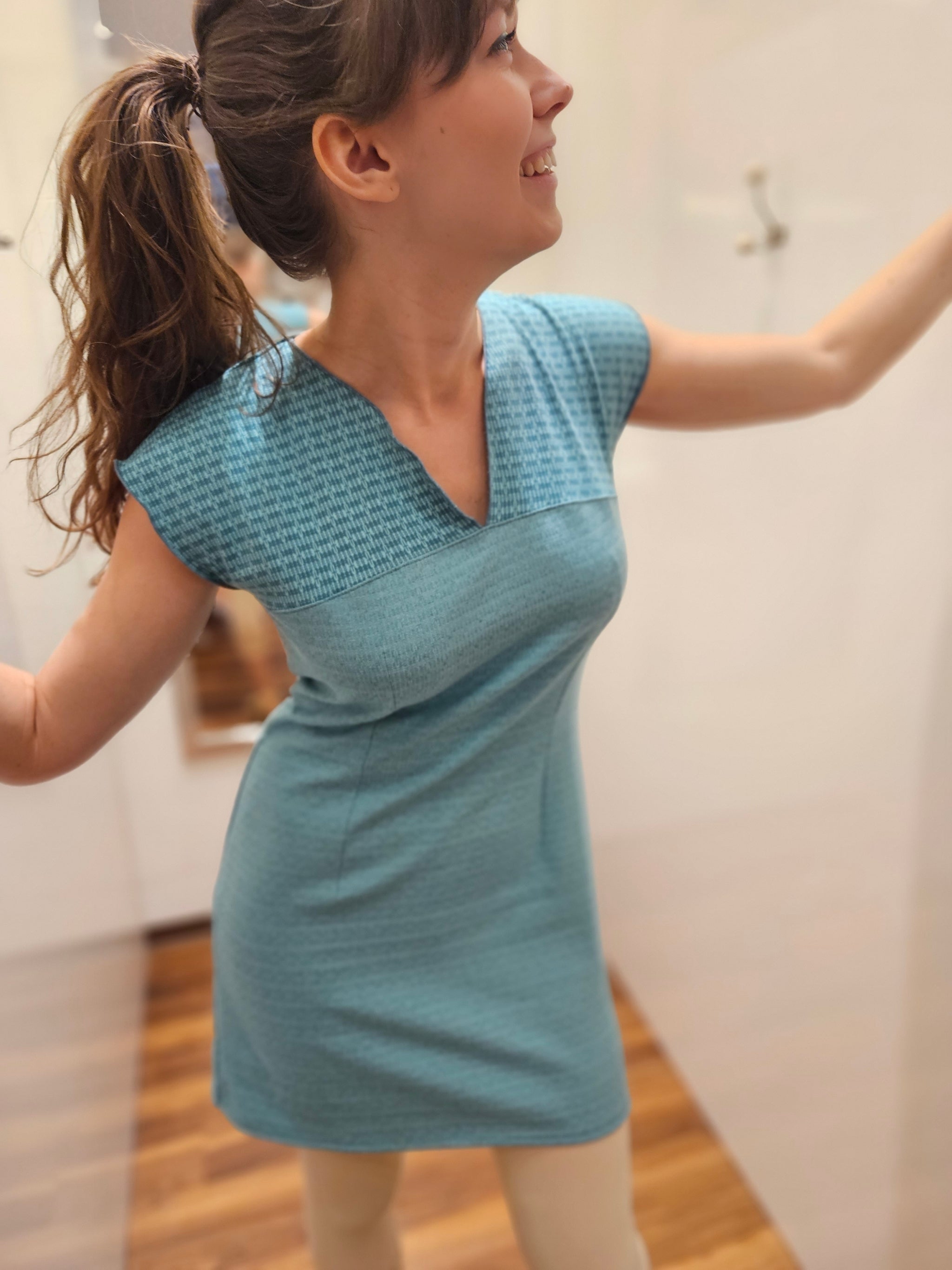 Miranda Merra Tunika türkis