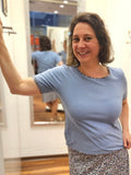 Miranda Merra Shirt "Himmelblau" blau