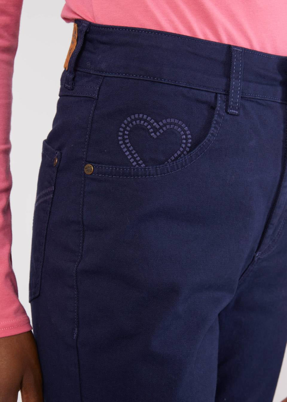 Blutsgeschwister Hose "Yes we Flare" blau