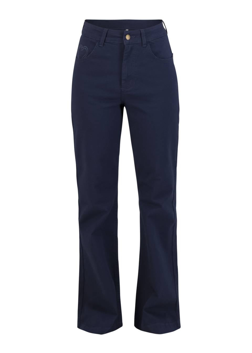 Blutsgeschwister Hose "Yes we Flare" blau