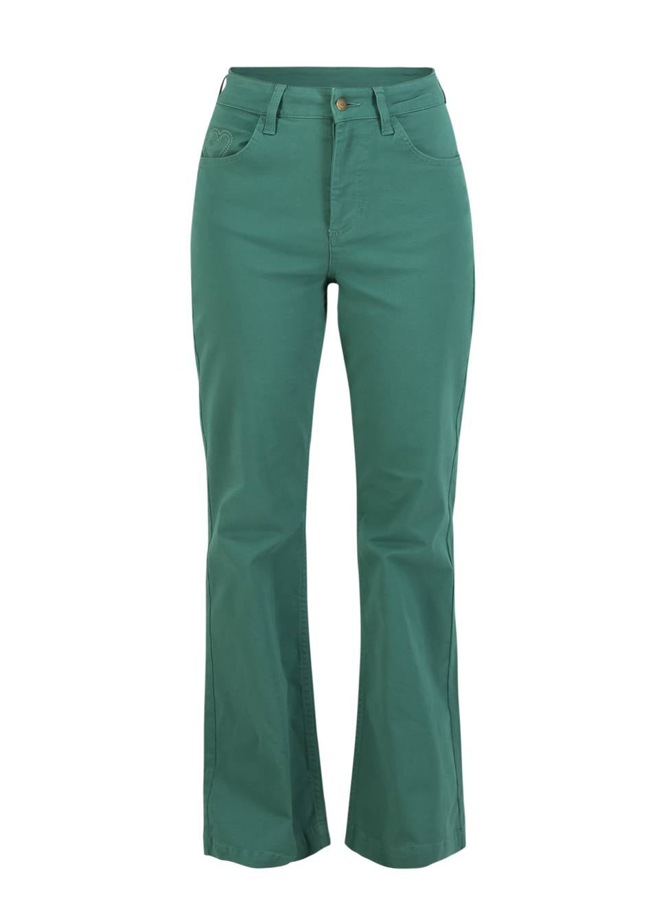 Blutsgeschwister Hose "Yes we Flare" grün