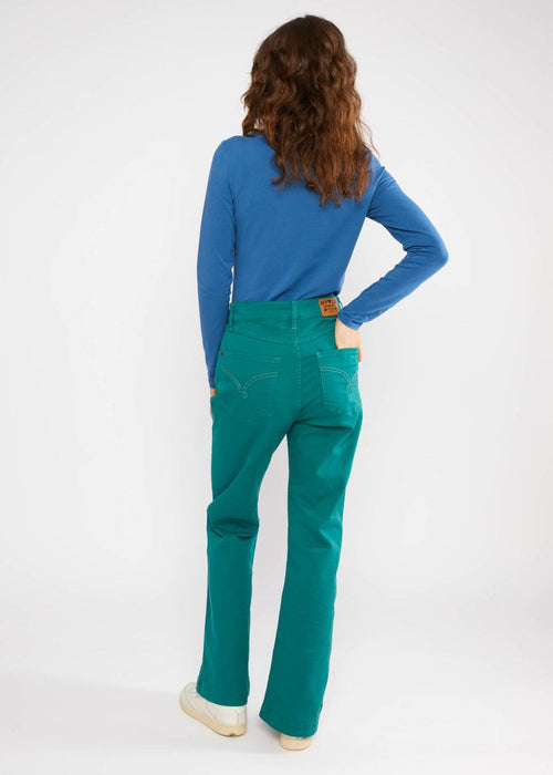 Blutsgeschwister Hose "Yes we Flare" grün