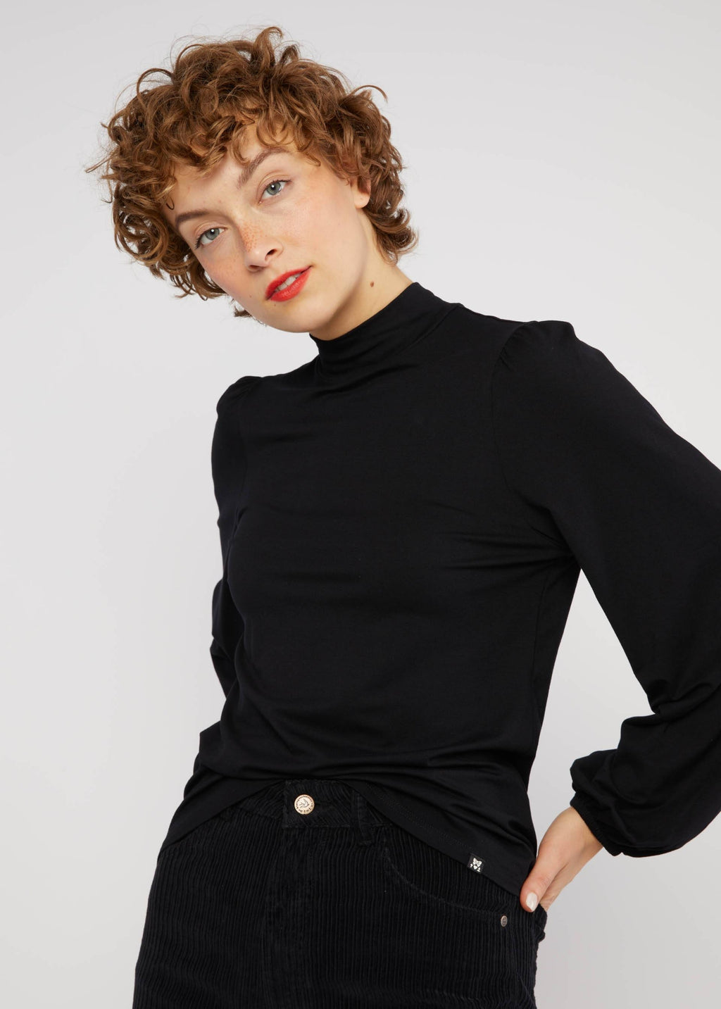 Blutsgeschwister Shirt "Lonely Lips Angel" schwarz