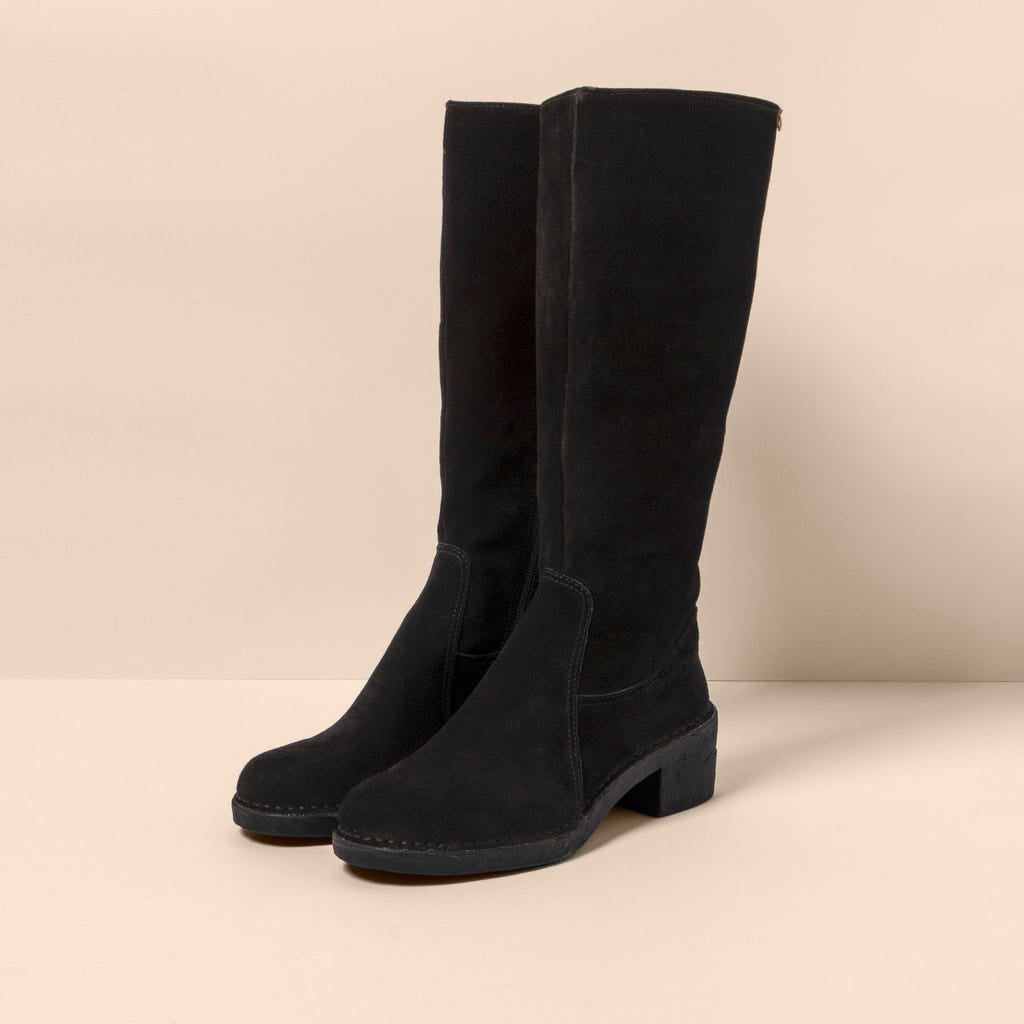 El Naturalista Stiefel Langschaft schwarz