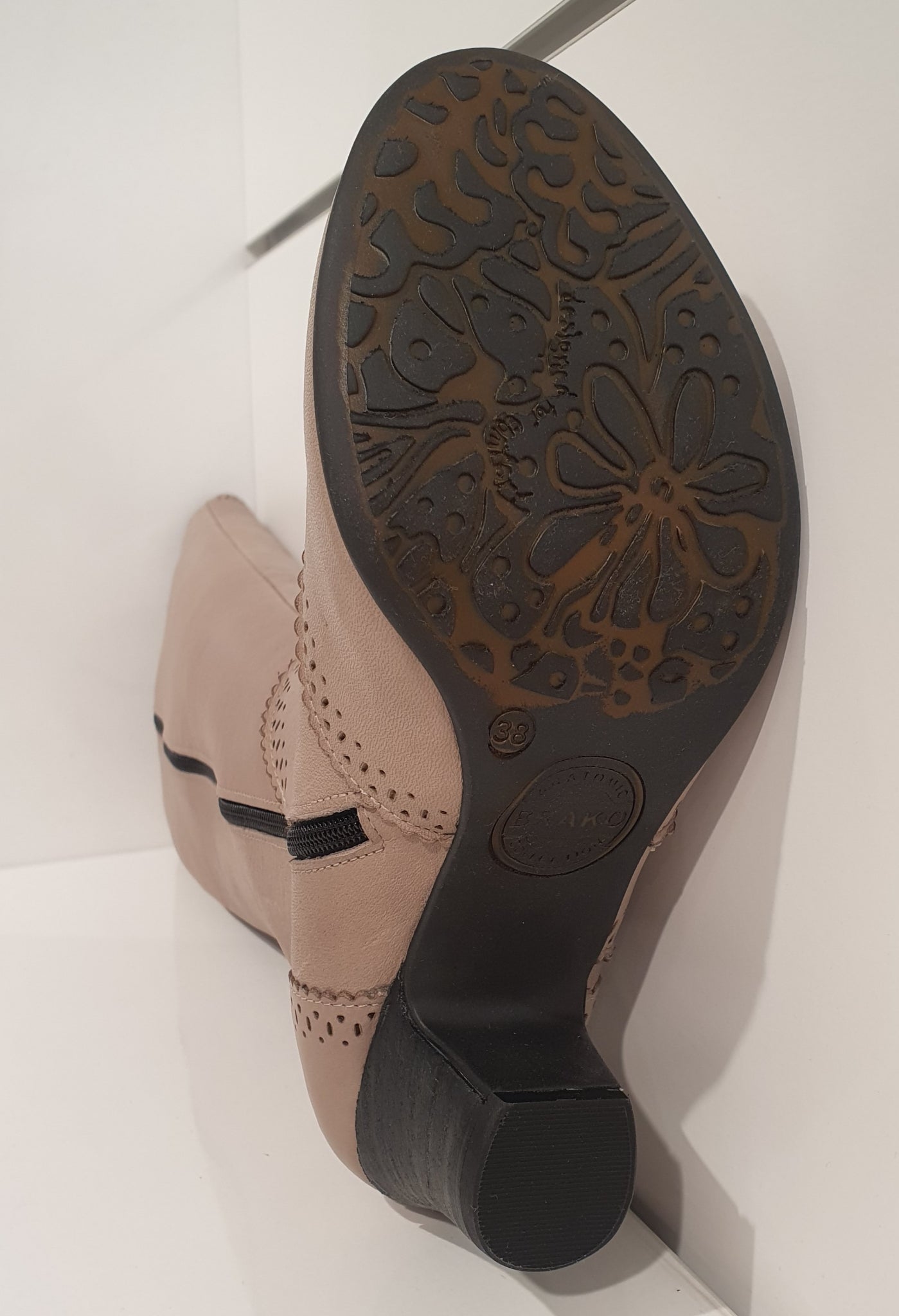 Brako Stiefel Langschaft grau