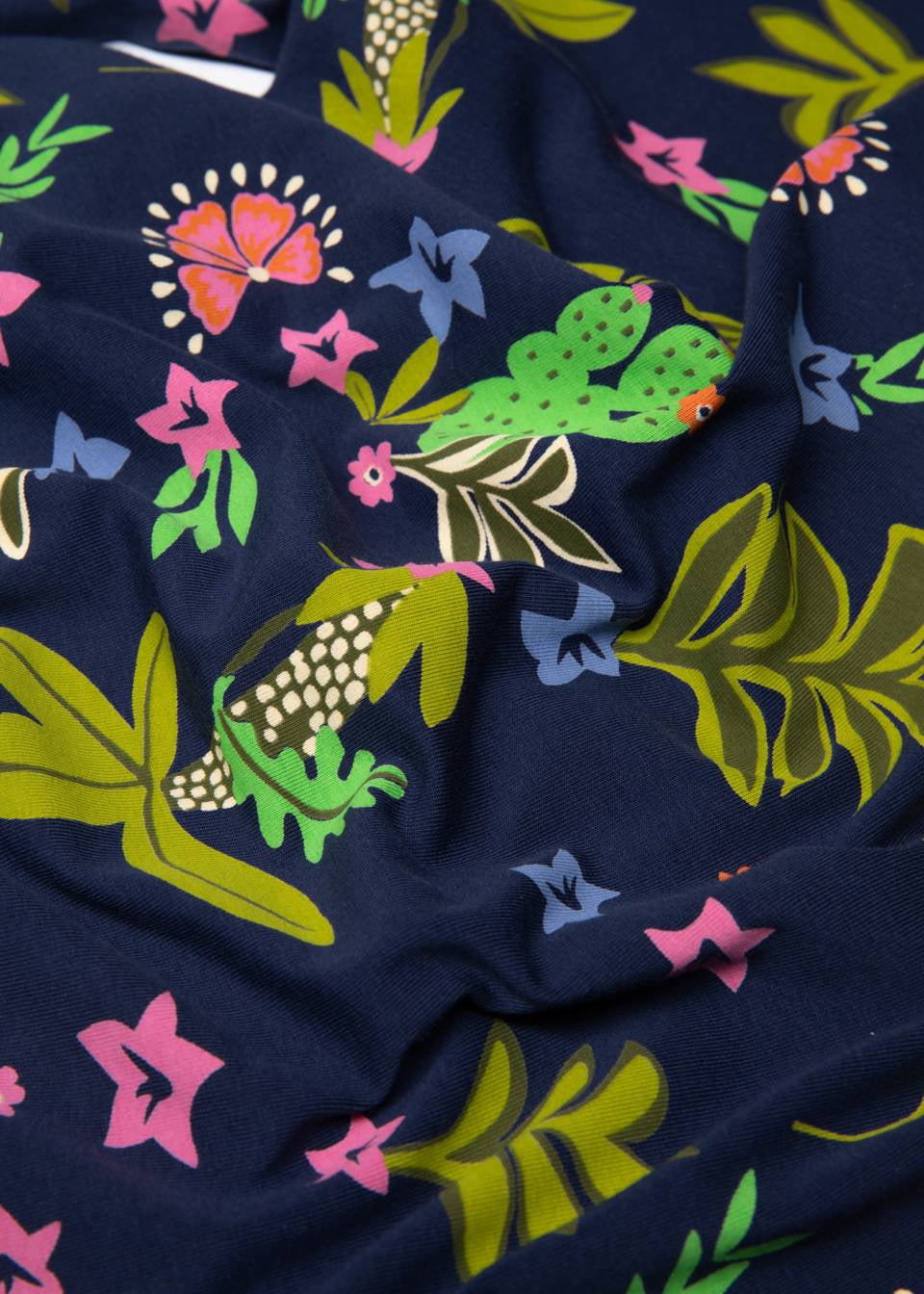 Blutsgeschwister Kleid "Shake Rattle and Roll" blau/bunt gemustert