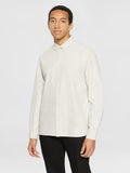 Knowledge Cotton Hemd langarm cremweiß
