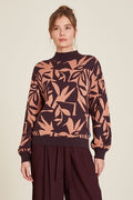 Tranquillo Pullover C61 Beere/gemustert