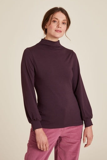 Tranquillo Shirt mit Stehkragen C01 beere