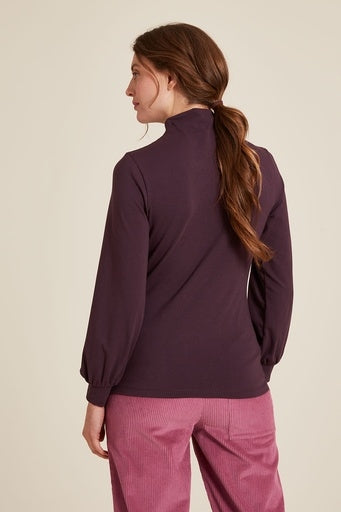 Tranquillo Shirt mit Stehkragen C01 beere