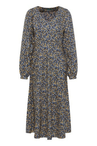Tranquillo Kleid E20 blau/bunt geblümt