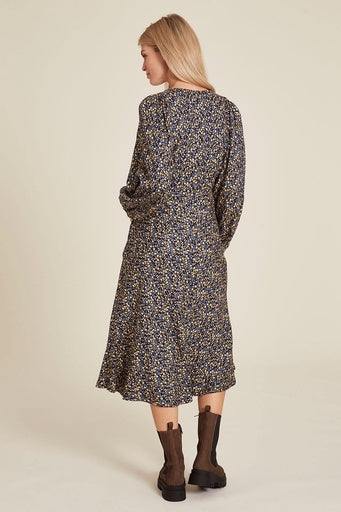 Tranquillo Kleid E20 blau/bunt geblümt