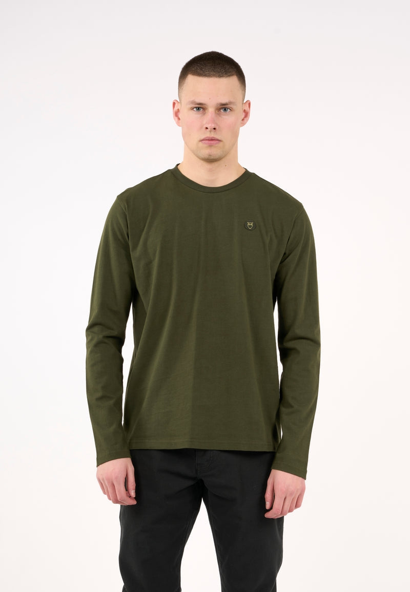 Knowledge Cotton Long Sleeve grün
