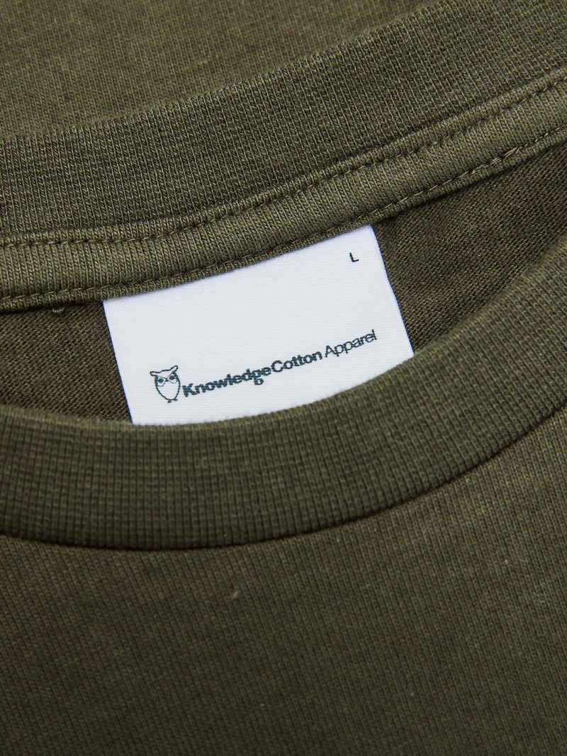 Knowledge Cotton Long Sleeve grün